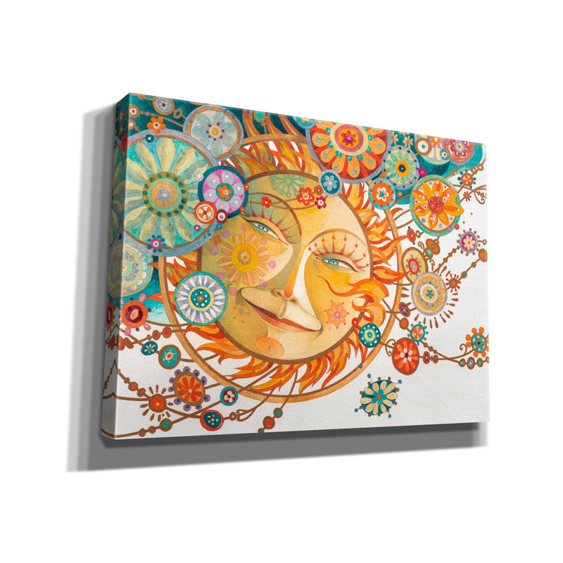 «The Blissful Alignment» par David Galchutt, art mural sur toile, 54 po x 40 po, H 40 po x l 54 po x P 1,5 po