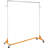 VEVOR Clothes Rail Rack Rolling Garment Z Rack, Height Adjustable Rolling Z Garment Rack, Heavy-Duty W/ Lockable Casters-68055210