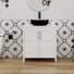 Meuble-lavabo simple 30 po avec lavabo moderne autoportant