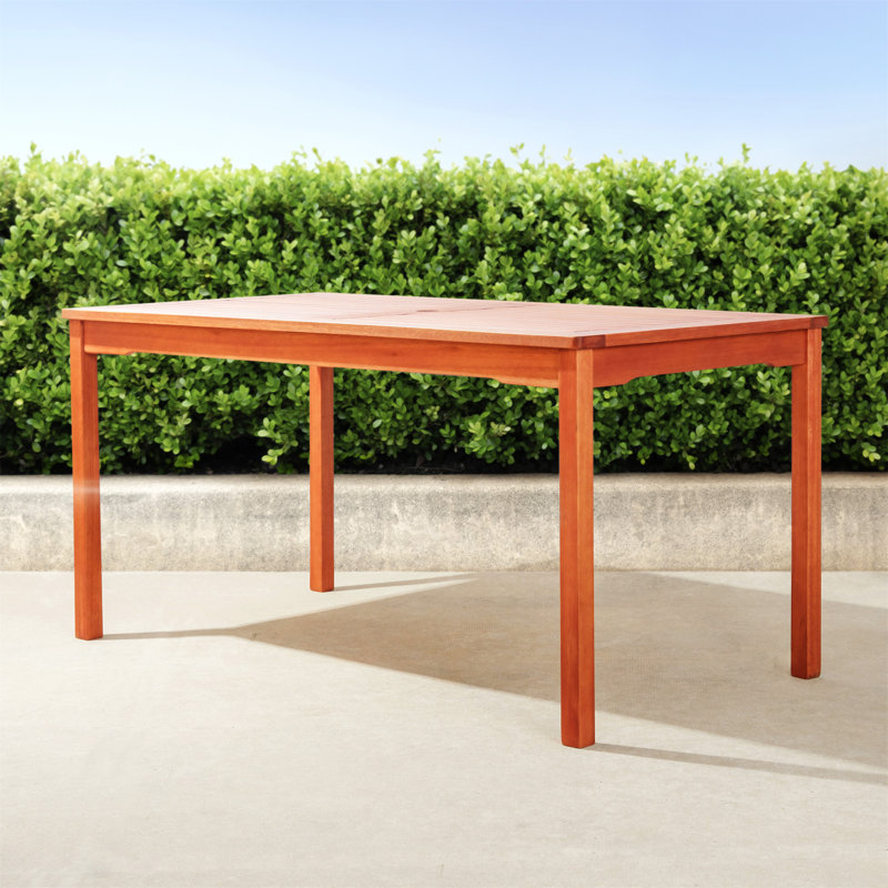 Table de salle à manger Caladesi, Bois naturel