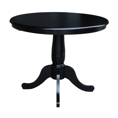 Solid Wood Pedestal Dining Table