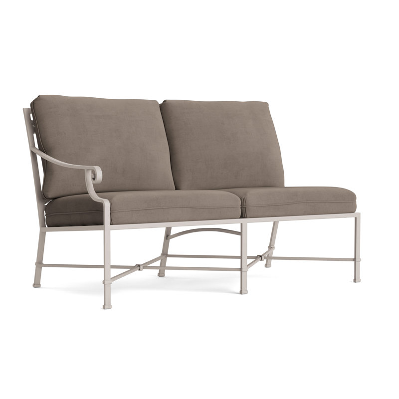 Venetian Outdoor 2 - Seat Loveseat, Dove, Fusion Charcoal