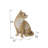 Ginger Cat Looking Back Garden Statue-120498056