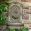 Fontaine murale solaire d'extérieur Rosette-1389205894