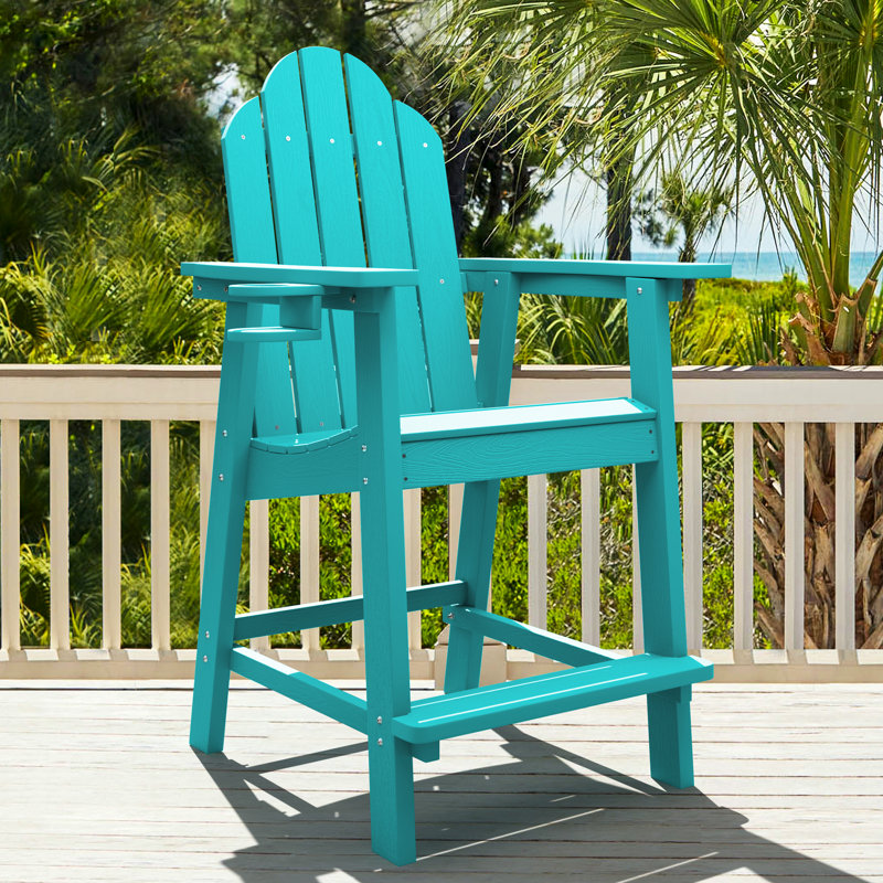 Dutta Outdoor Adirondack Chair, Teal