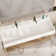 47.2" L X 18.9" W X 5.9" D Wall-Mount Bathroom Sink In Matte White Solid Surface Material SWBS17WH-4719