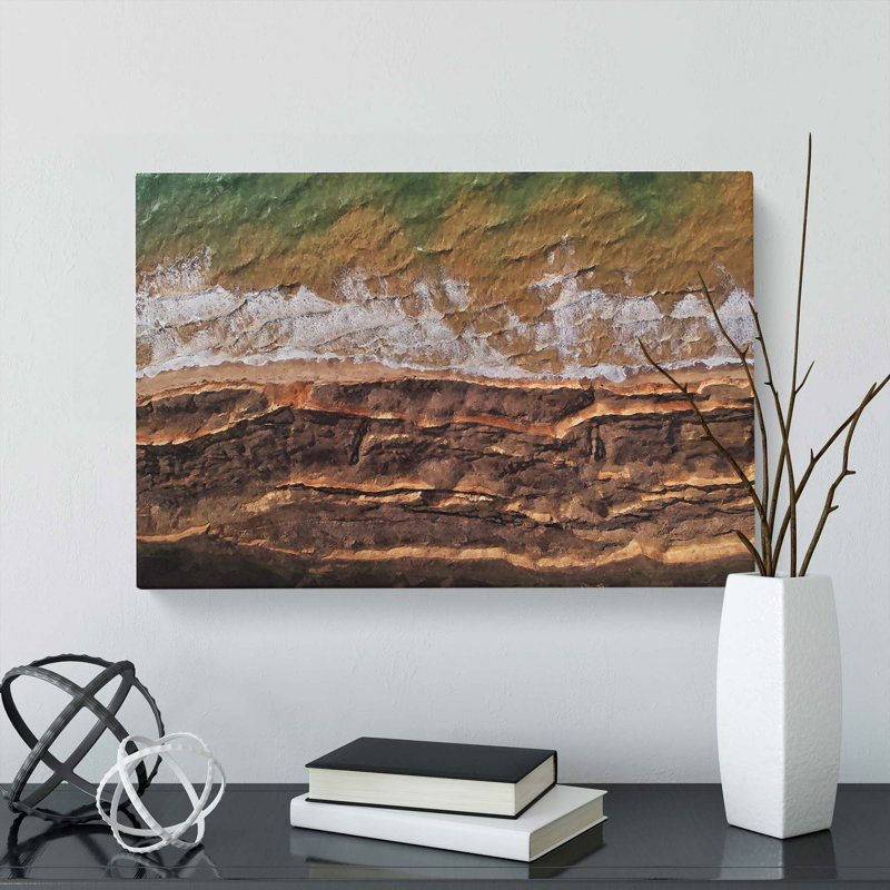 The Earth Tones - Wrapped Canvas Print, 60cm H x 91cm W x 3cm D
