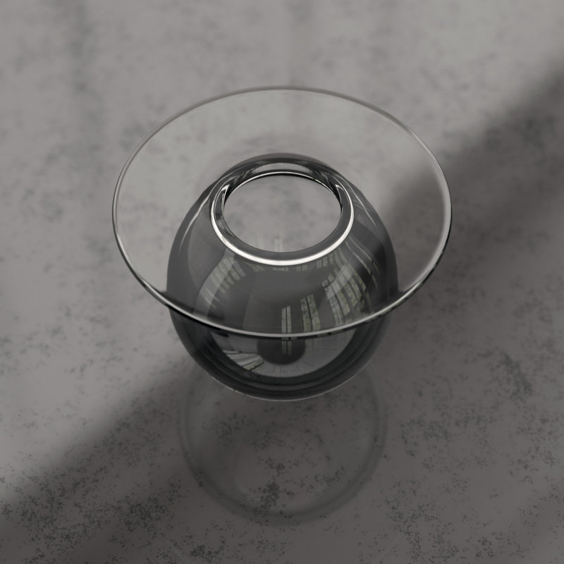 H2O Vase-Clear, 2.75" H x 3.75" W x 3.75" D