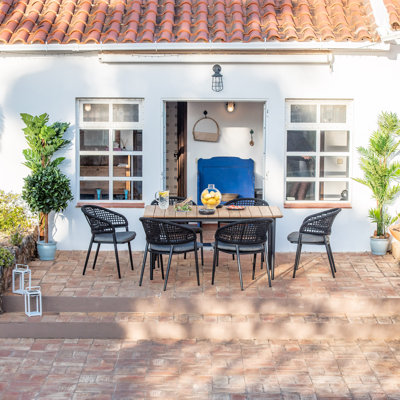 Kiera 4 Seat Round Dining Set