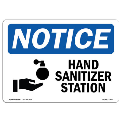 Hand Sanitizer Station Sign