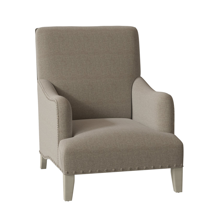 Hawley Upholstered Armchair, Linen (3152 72), Almond Buff