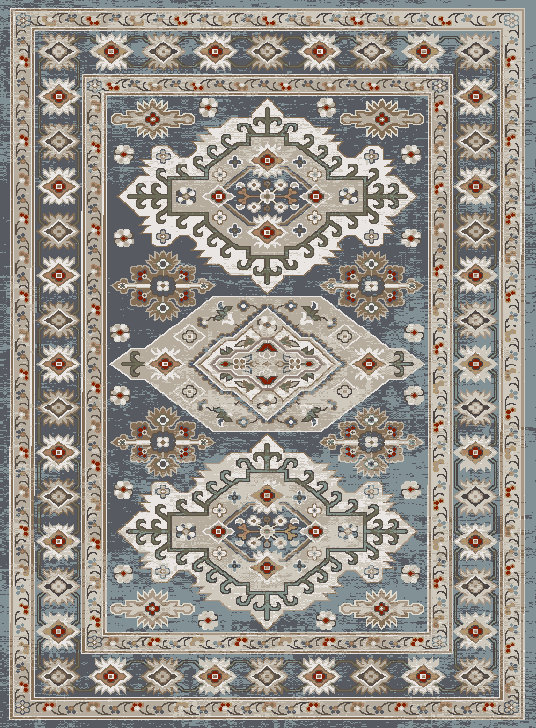 Grasmick Marisco Traditional Oriental Area Rug, Rectangle 5'3" x 7'2"