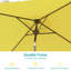 Parasol carré de 78 po Sabery-511861022