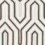 Tapis à motif géométrique en laine / coton tissé à la main Rodgers en brun / gris / beige-578754775