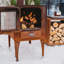 Rectangle Steel Wood Burning Outdoor Fireplace