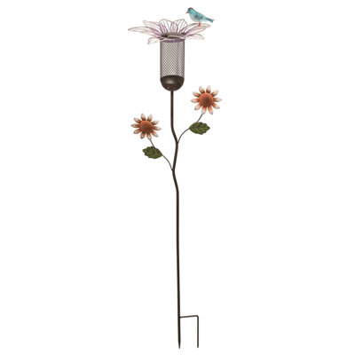 Mangeoire en métal pour jardin