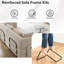 Canapé-lit convertible avec coussin cylindrique, canapé-lit pliant en velours côtelé avec cadre de forme fixe, canapé-lit pour salon-1021617422