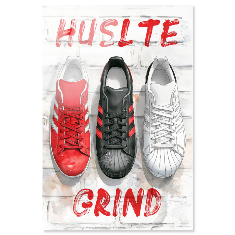 Sneaker Hustle Grind, H 45 po x l 30 po