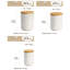 Food Storage Containers, Ceramic Canisters With Airtight Lids, Hexagon Shape For Flour, Sugar, Coffee, Pasta, Cookies, And Tea, 3 Pack, (Flower)