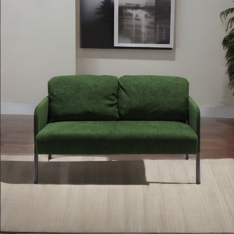 Modern loveseat sofa, Green