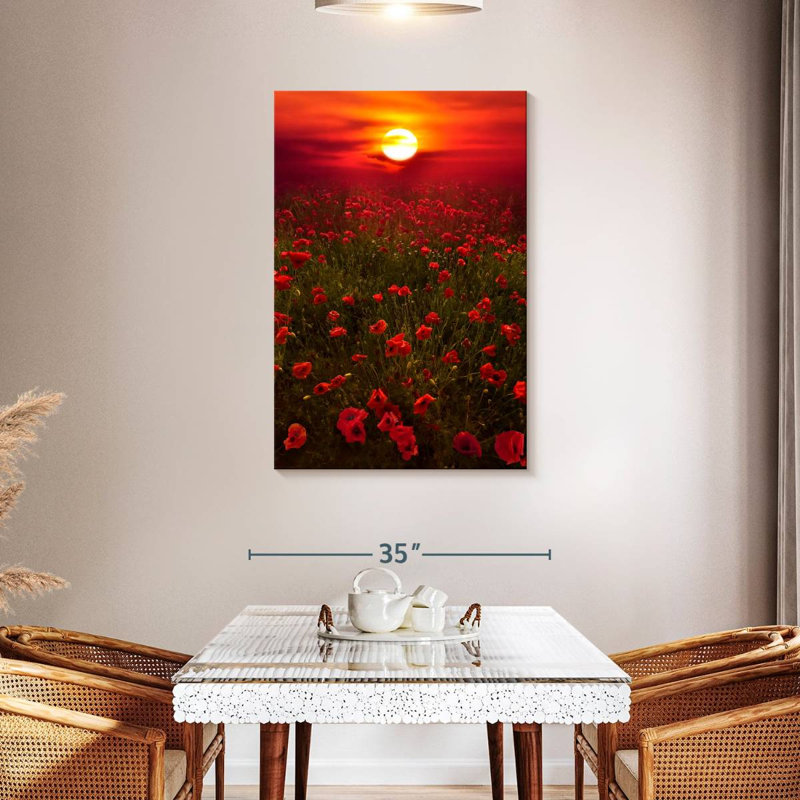 Harnek Warm Sunset Meadow, 45" H x 30" W