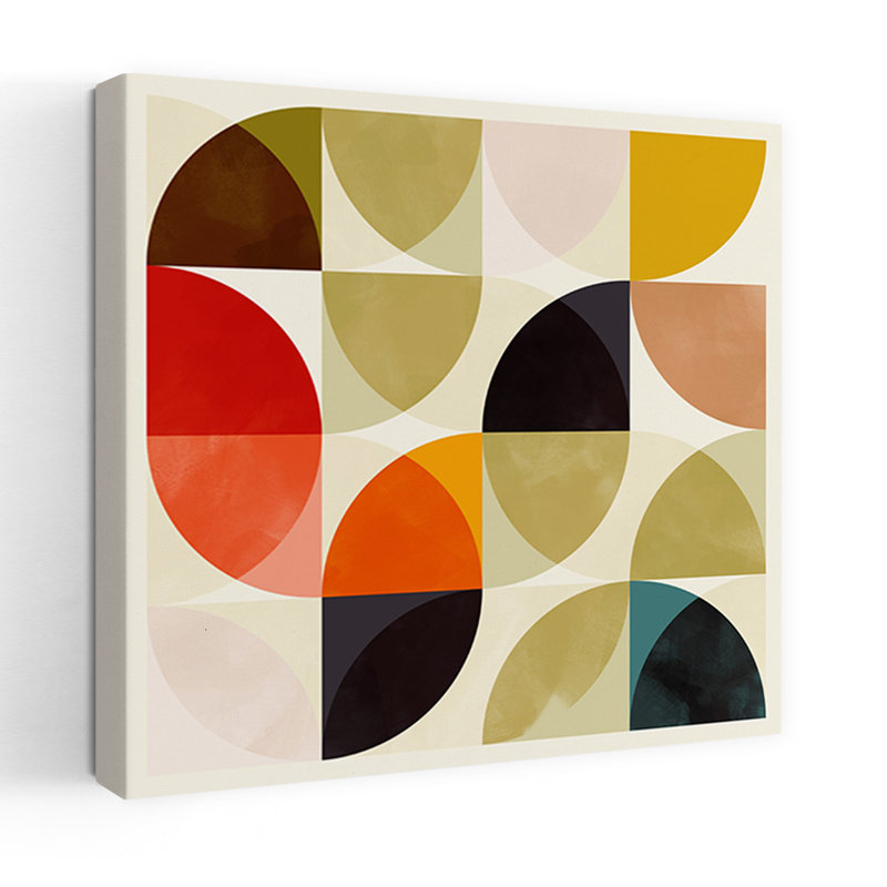 Art contemporain, art contemporain abstrait, H 24 po x l 24 po