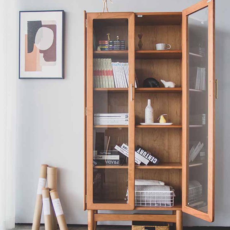 Bibliothèque intérieure simple de style européen, Brown