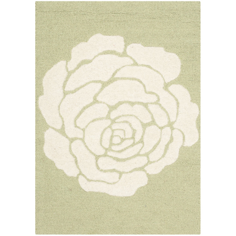 Cannen Hand Tufted Wool Floral Rug