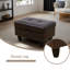 Repose-pieds en cuir Sharinda-1377780409