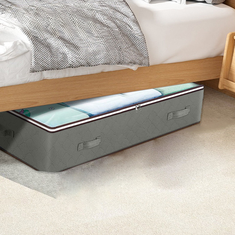 Quilt Organizer Clothing Storage Box Household Compartment Storage Organization Closet Layering Artifact Folding Storage Basket