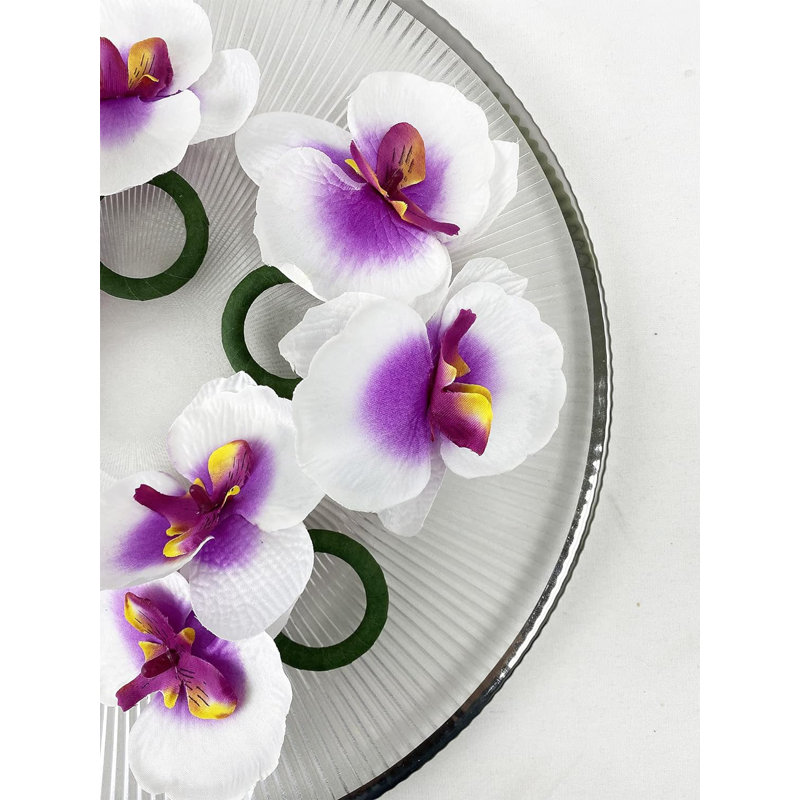 Plastic, Fabric Napkin Ring, White