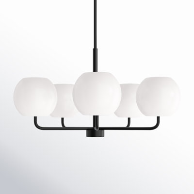 Jorund 5 - Light Dimmable Shaded / Spider Chandelier