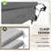 Outdoor 4'' Replacement Cushion Set Back Cushion With Retaining Clip