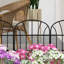 Adalayna 61cm H x 264cm W Metal Fence Panels Included