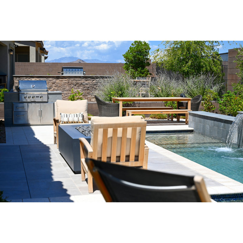 Vienna Wicker Outdoor Dining Armchair, Brown, Cast Charcoal