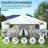 20 ft x 40 ft Outdoor Galvanized Steel Party Tent - Heavy Duty Removable Sidewall Wedding Tent-124540669