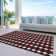 Machine Washable Indoor/Outdoor Xhevrie Black Rug