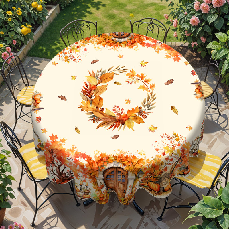 Nappe automne-hiver 180x180cm, 70,87 po rond