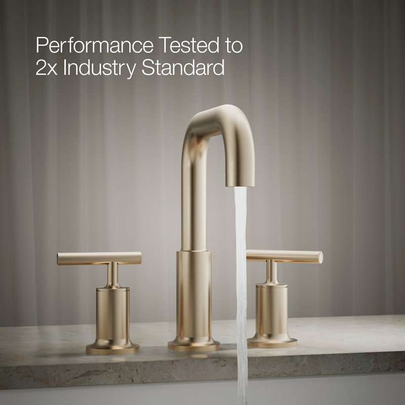Purist® for Two Deck-Mount Bath Faucet Trim for High-Flow Valve with Lever Handles, Valve Not Included