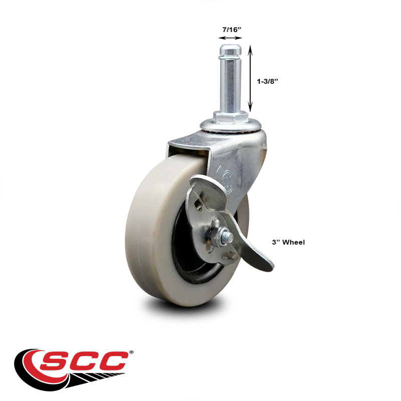 Thermoplastic Rubber Caster