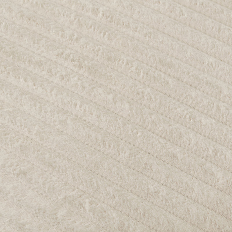Chaise longue rembourrée, Blanc
