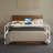 47.24" Mobile Overbed Table Height Length Adjustable Bed Desk With Wheels