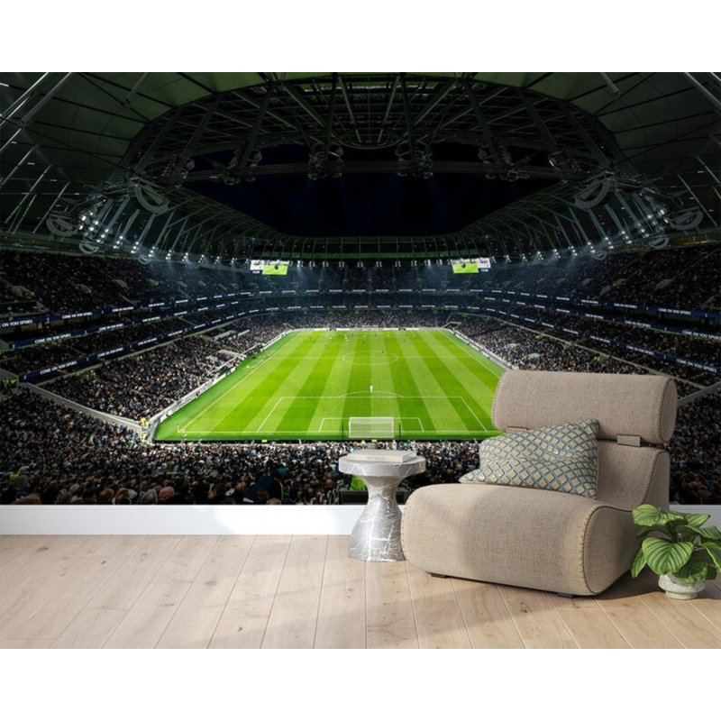 Papier peint Soccer Stadium Night, L 96 po x l 108 po