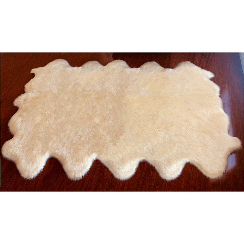 Wick, Somerset Performance Sheepskin Indoor Rug, Novelty 5'7" x 8'