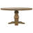 Rustic Honey Round Wood Dining Table