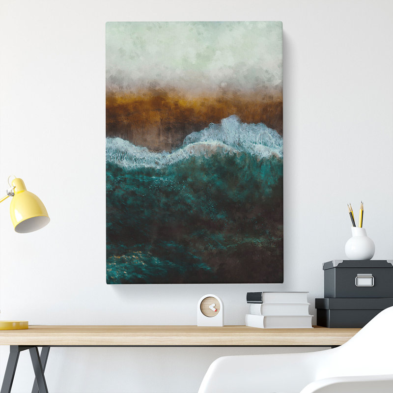 Beach In Santa Monica - Wrapped Canvas, 76cm H x 50cm W x 3cm D