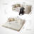 Hartwig Boneless 80"W Convertible Folding Sofa Bed, Corduroy Upholstered King Size Compression Foam Floor Couch In a Box-1353690430