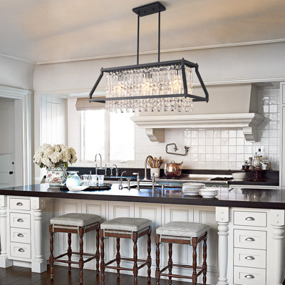 Jerianna Crystal Dimmable Square / Rectangle Chandelier