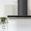 Russell Hobbs Rhgch903ds Midnight Collection 90cm T-shaped Chimney Cooker Hood