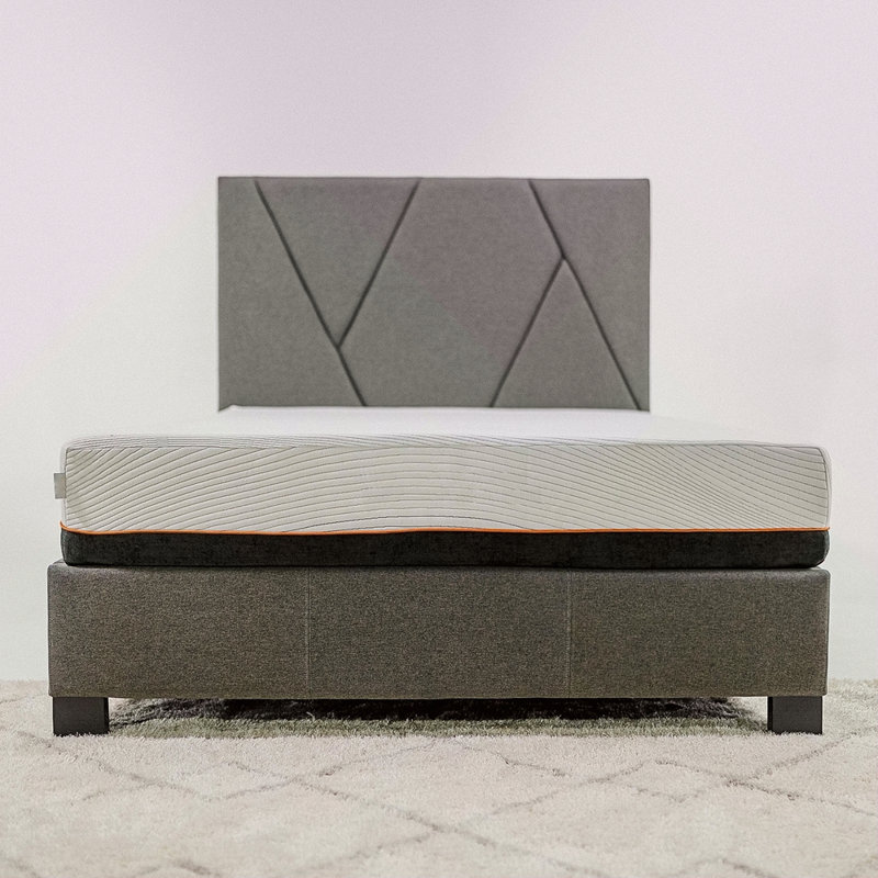 Matelas en mousse viscoélastique imprégnée de cuivre rafraîchissant, Très grand simple
